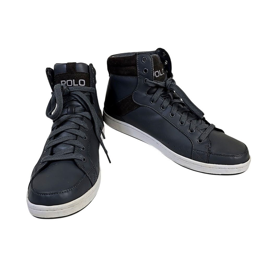 Polo Ralph Lauren Talbert High Leather Uppers High Top Sneakers Men's Size 12D
